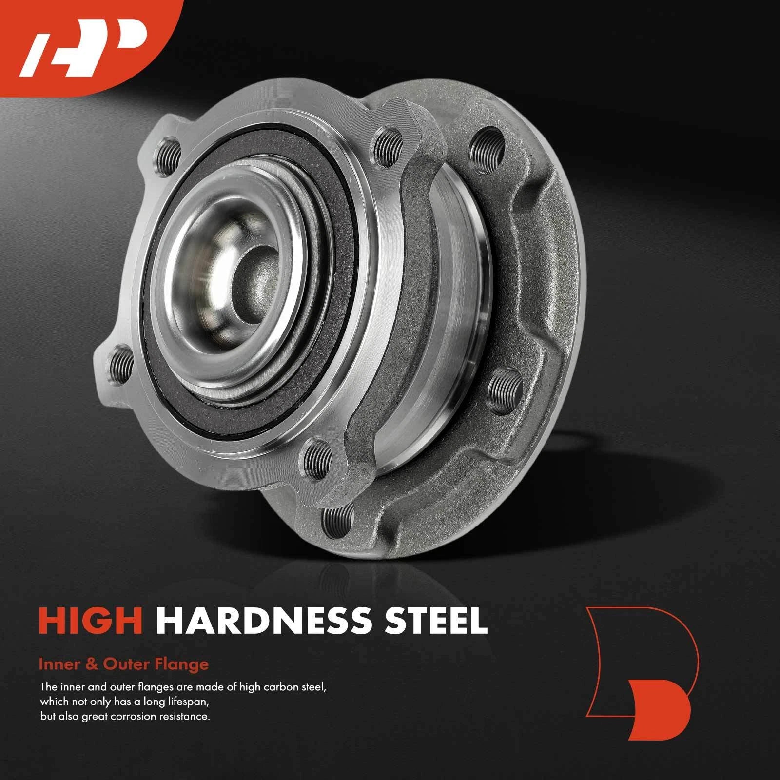 Front Wheel Hub & Bearing Assembly for BMW X5 X6 (2014-2018)