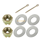 2pcs Rear Axle Castle Nut w/ Pin for Polaris Trail Blazer 250/330 (1990–2013)