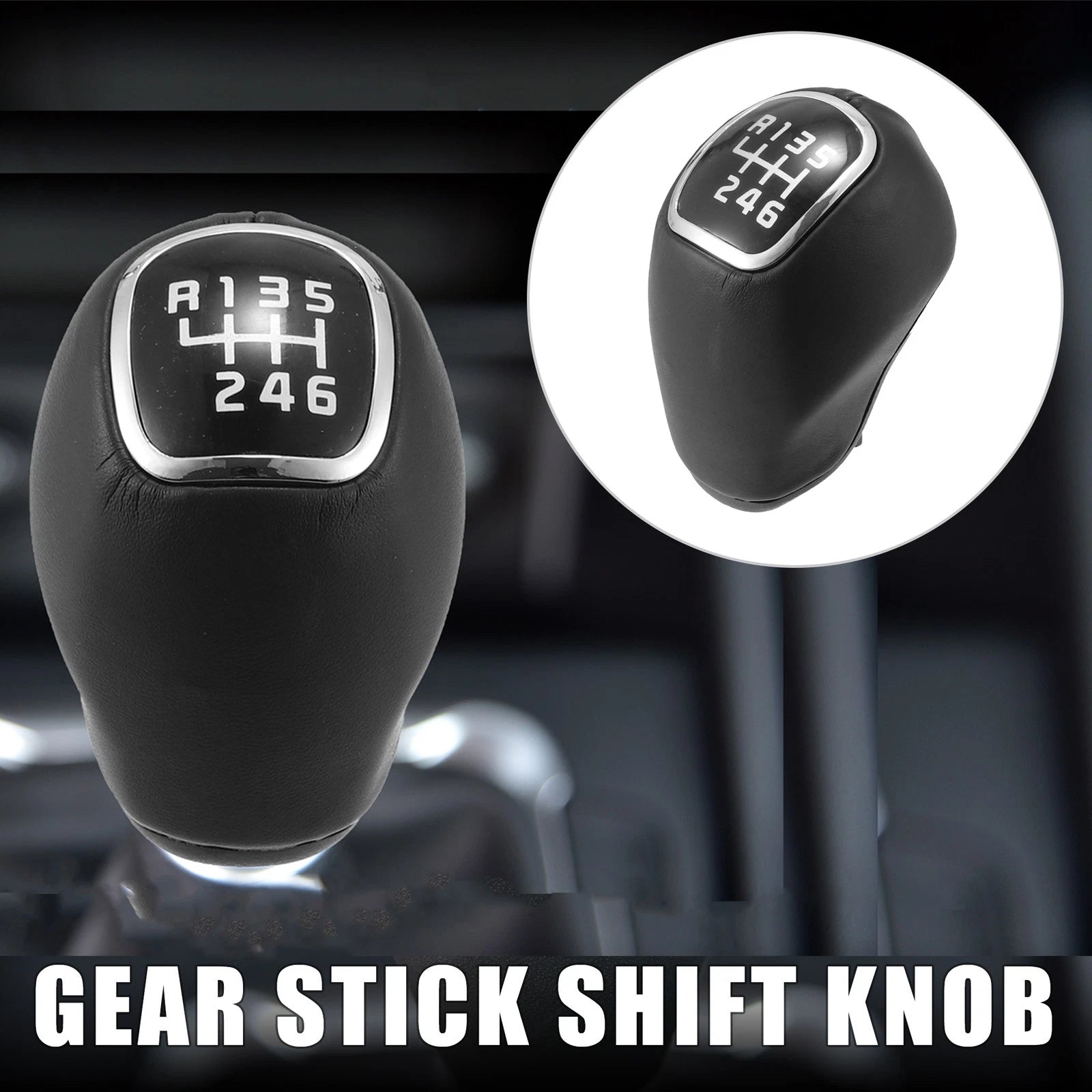Manual Gear Shift Knob 6 Speed for Kia Rio III (2010–2017), Sportage III (2009–2015)