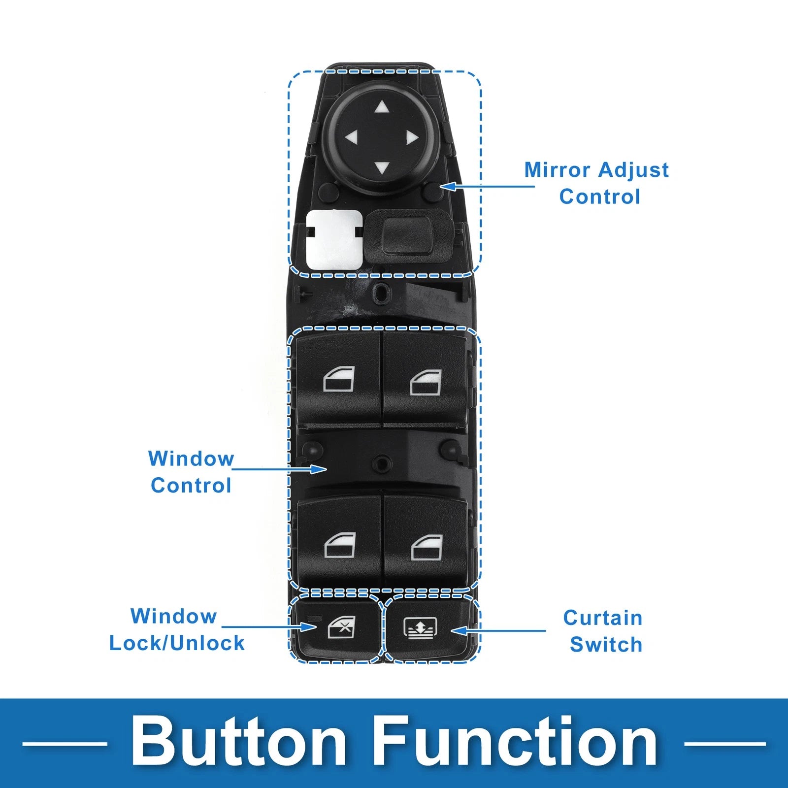 Power Window Switch for BMW 320i (2013–2018) No. 61319218481