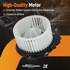 HVAC Heater Blower Motor w/ Fan for Lincoln MKS MKT (2012–2017) 700274