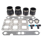 Exhaust Manifold Elbow Gasket Kit for Mercruiser (27-863724, 18-0897, 18-4224)