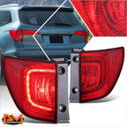 Set of 2 LED Outer Tail Lights for Honda Pilot (2016–2018) OE Style Chrome