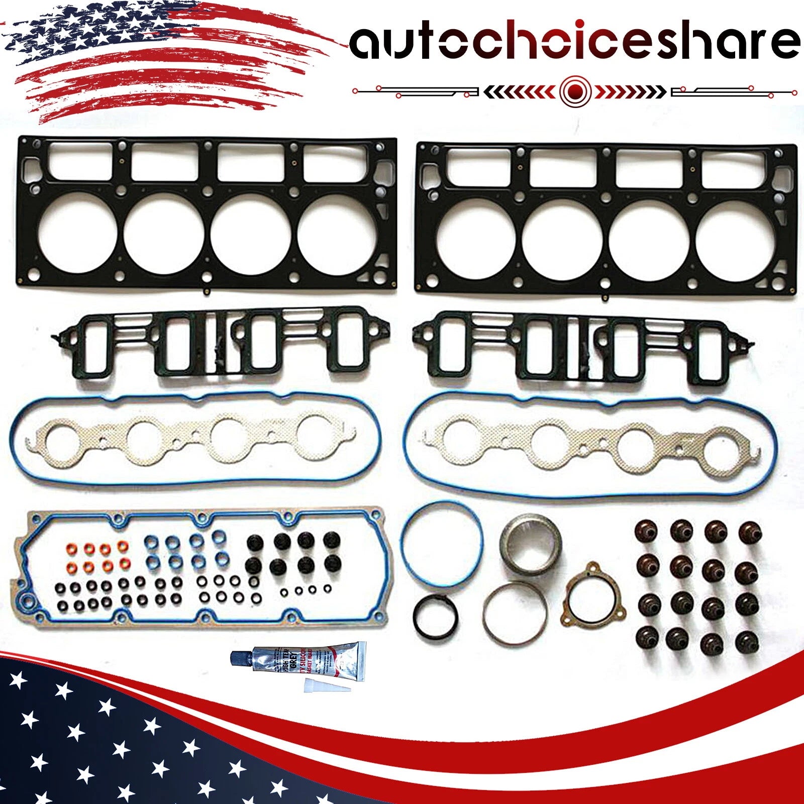 Head Gasket for Chevrolet Express 2500, Silverado 2500 HD, GMC Savana 3500 (2000–2019)