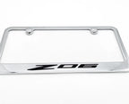 Chrome License Plate Frame Replacement for Chevrolet C8 Corvette Z06 (2020–2024)