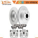 Brake Calipers with Rotors and Ceramic Pads Kit for Honda Element (2003–2011)
