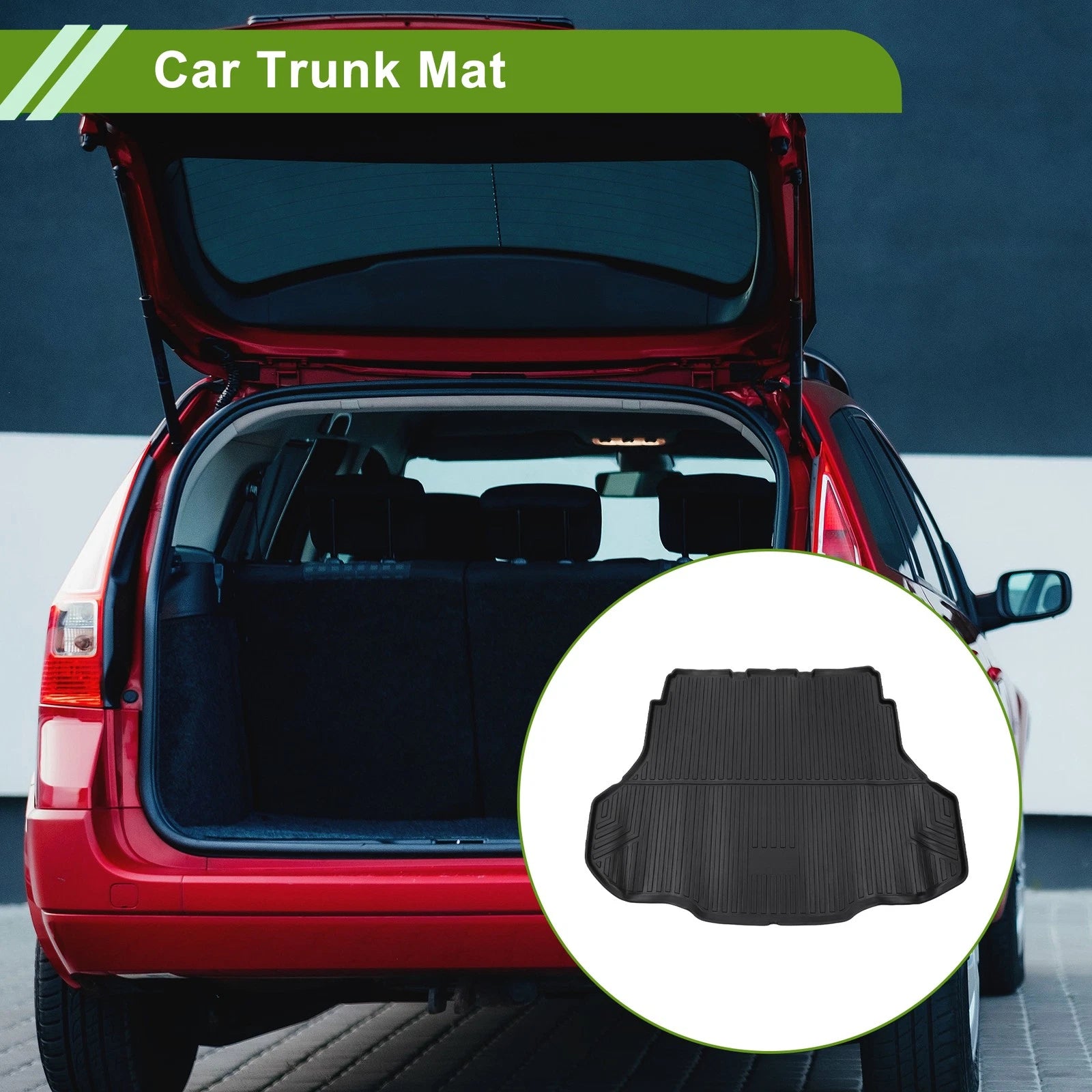 Rear Trunk Mat for Hyundai Elantra (2021–2024) TPE Cargo Liner