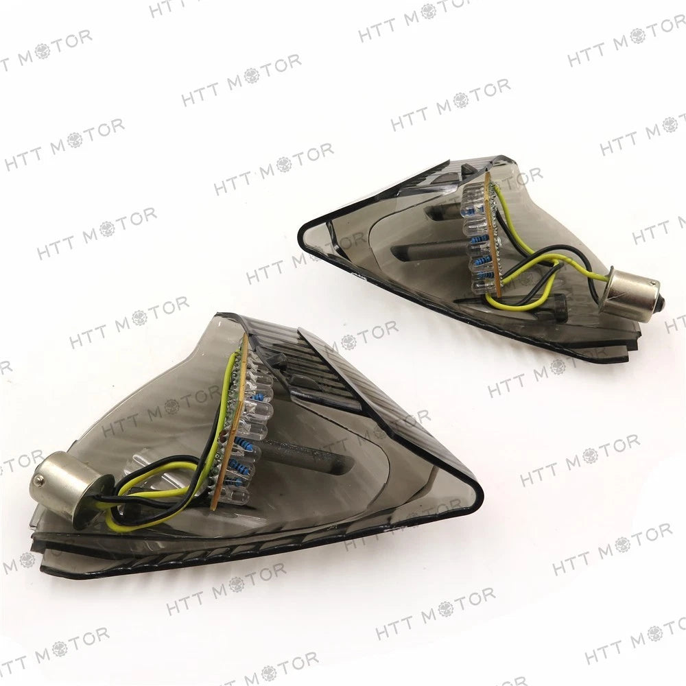 Smoke Turn Signal Lens Cover w/ LED for Suzuki GSXR600 2006-2007, GSXR1000 2005-2006