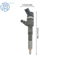 Set of 4 Fuel Injectors for TCD3.6 L4 Engine Diesel (0445110558, 04123831, 4123872)