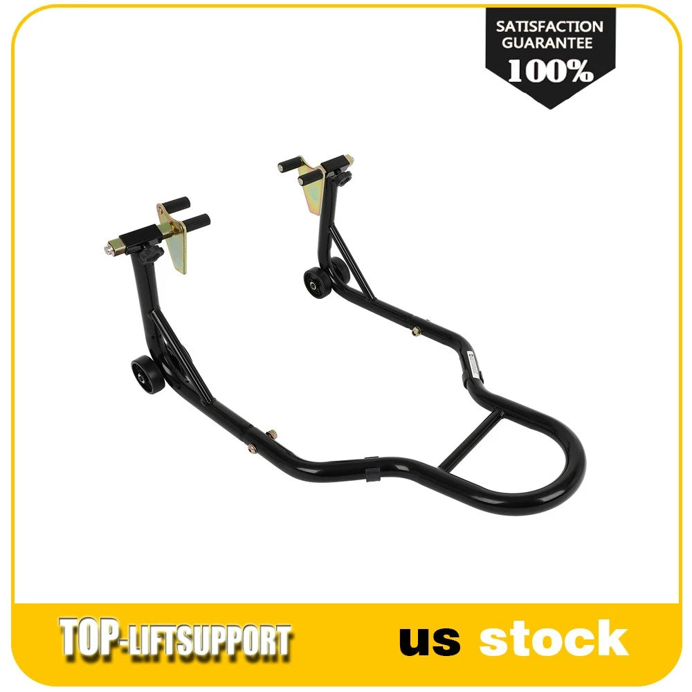 Front Stand for Motorcycle Bike - Paddock Swingarm Lift, Black