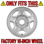 16 Inch Chrome Wheel Skins Replacement for 2001-2006 GMC Yukon