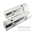 Fabricated Aluminum Valve Covers for SB Chevy SBC 327 350 383 400 (1960–2002)