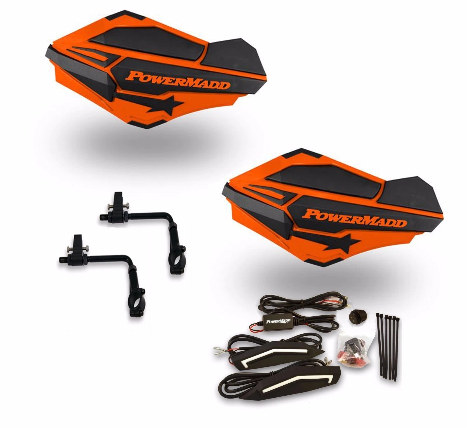 Powermadd Sentinel Handguards Tri Mount Kit for Brute Force (2003–2023)