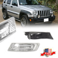 Clear Fender Mounted Marker Signal Lights for Jeep Liberty (2005–2007)