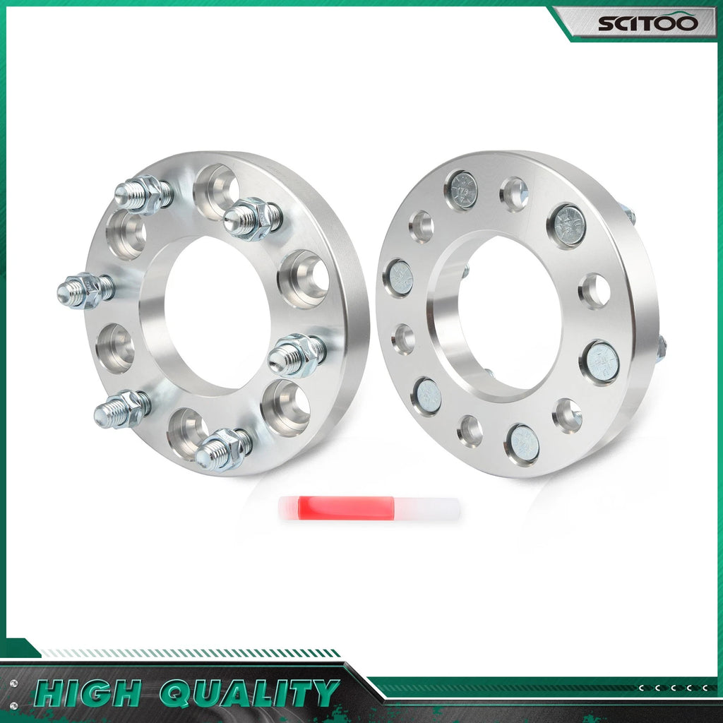 2X 6x135 to 6x5.5" 1" Wheel Adapters M14x2 for Ford F-150 (2004–2014)
