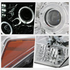 F-Shape LED DRL Headlights for Chevy C/K 1500-3500 Suburban (1988–1993)