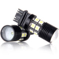 2pc 3157 LED DRL Daytime Running Light Bulbs 12SMD 6000K White