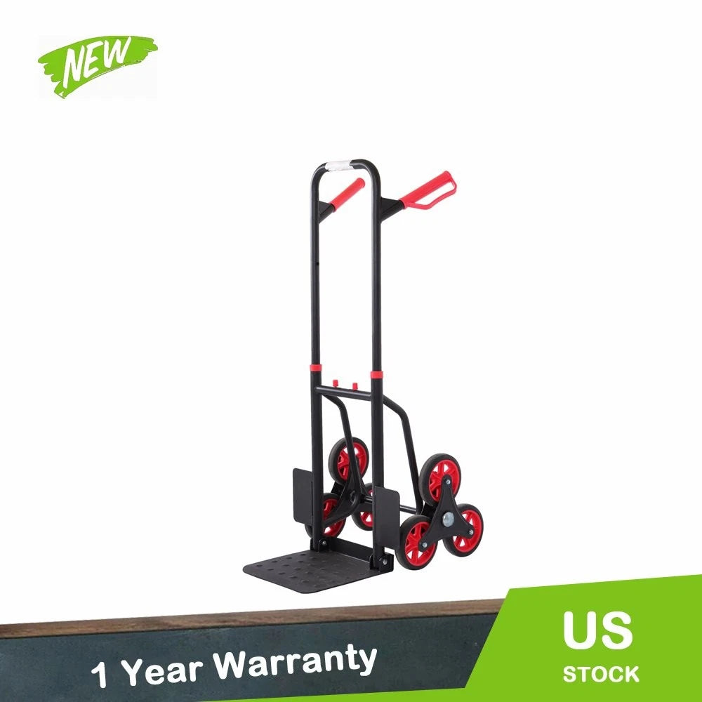 Stair Climbing Hand Truck for Heavy-Duty Use (440 lbs Capacity)