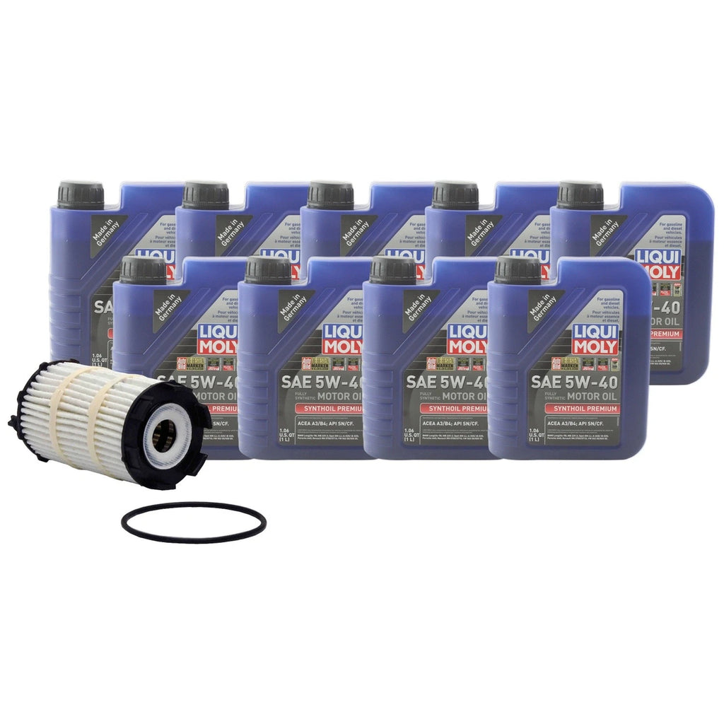 Liqui Moly Synthoil Premium 5W-40 Engine Oil Change Kit for A6 Quattro (2005–2011)