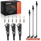 Set of 3 Ignition Coils & 6 Iridium Spark Plugs for Jeep Dodge