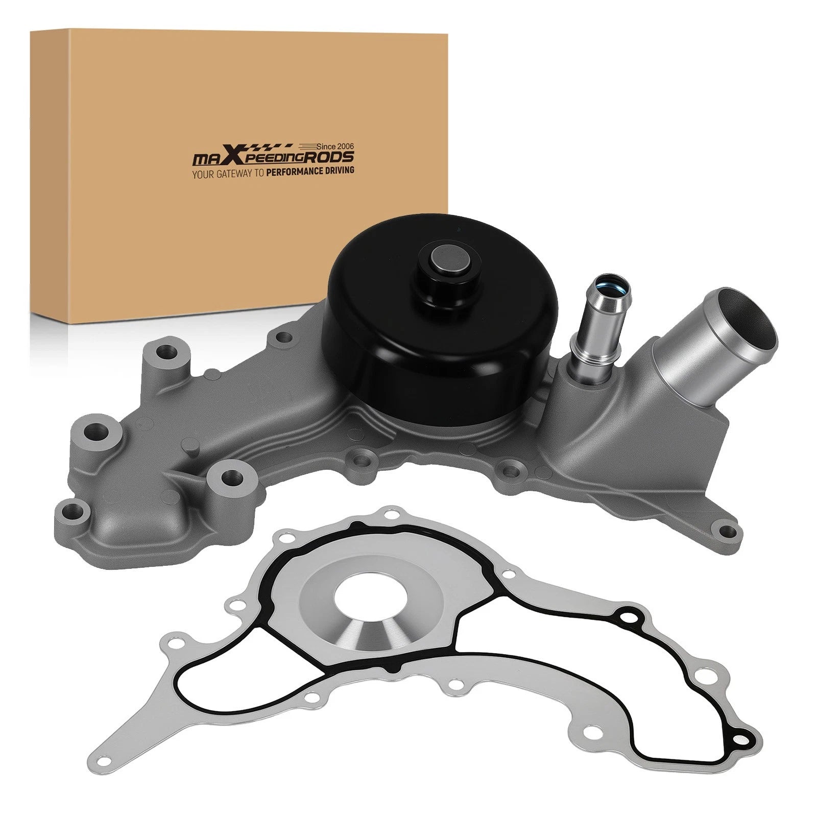 Water Pump for Jeep Wrangler (2012–2018) V6 3.6L 68079412AB RL079412AB w/ Gasket
