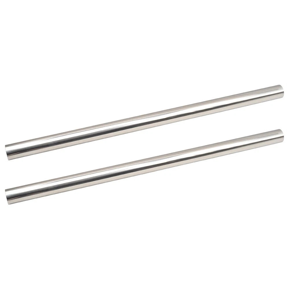 8Pcs 4" OD Stainless Steel Mandrel Bend Exhaust Pipes for Universal Fit