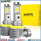 H11 LED Headlight Bulbs Kit 6500K White 20000LM for Universal Fit (2010–2023)