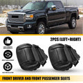 2X Replacement Bottom Seat Cover for GMC Sierra 1500 2500HD 3500HD (2014–2020) Black