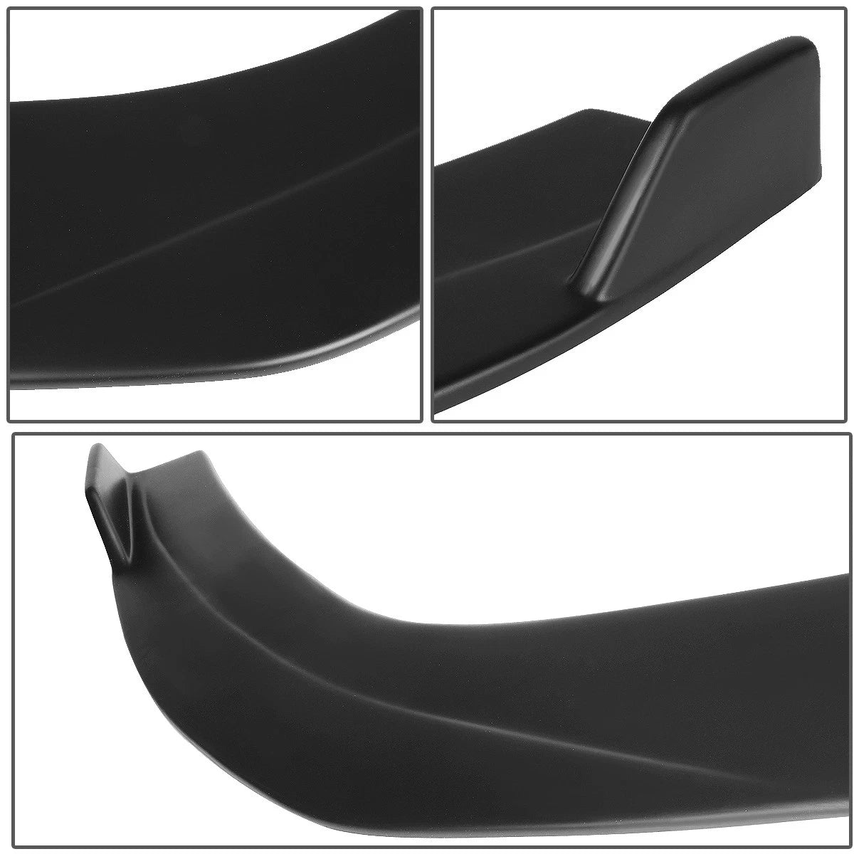 Splitter Style Front Bumper Lip Spoiler for Ford Mustang (2015–2017)