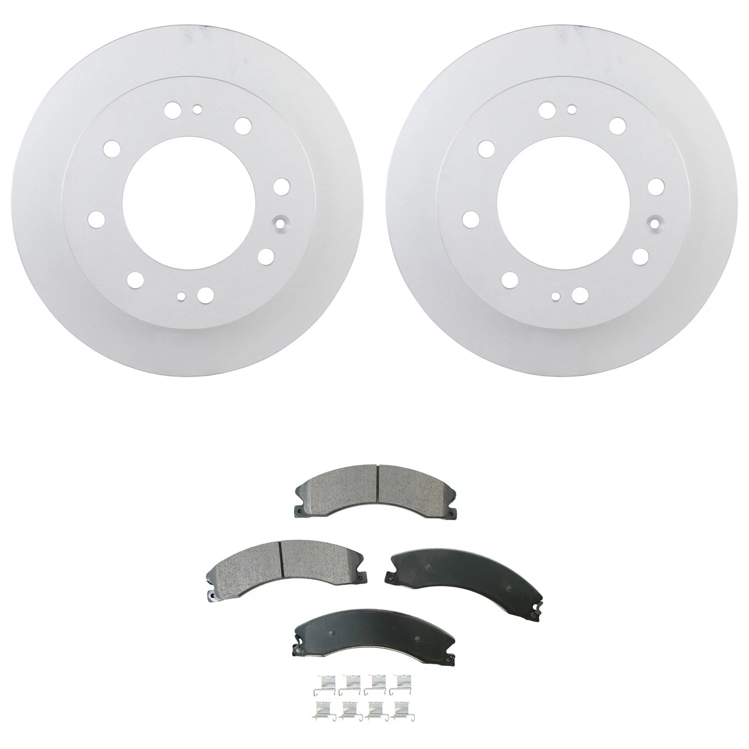Disc Brake Pad Kit with Rotors for GMC Sierra 3500 HD (2007–2019)