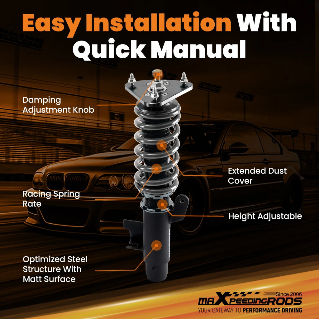 24 Way Damper Coilovers for Mazda 3 (2004-2009)