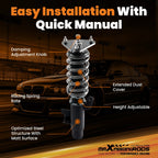 24 Way Damper Coilovers for Mazda 3 (2004-2009)