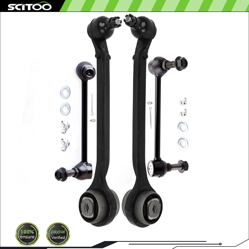 Set of 4 Front Lower Control Arms with Ball Joints for Dodge Charger