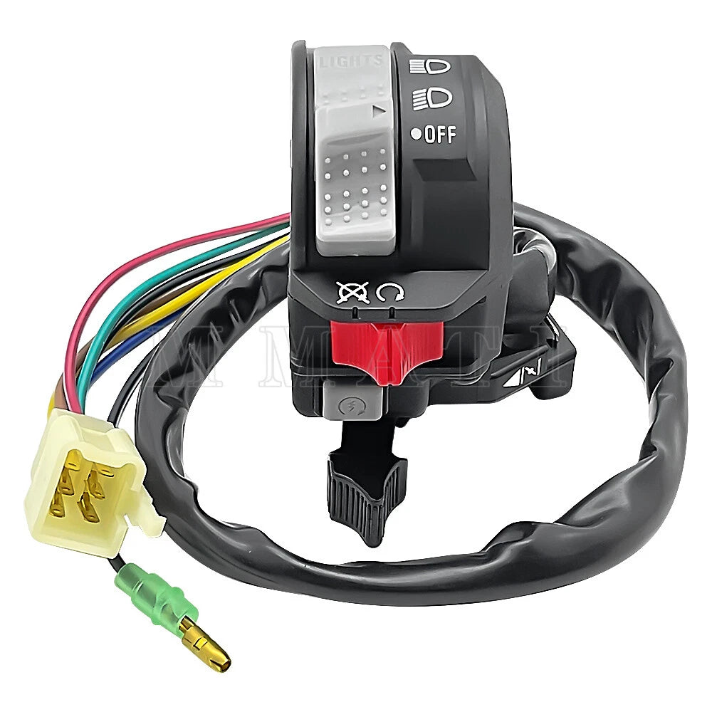 Left Handlebar Control Switch Headlight for Yamaha Kodiak 400 YFM400 (2000–2001)