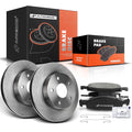 Front Disc Brake Rotors & Ceramic Pads for Jeep Grand Cherokee (1999–2002)