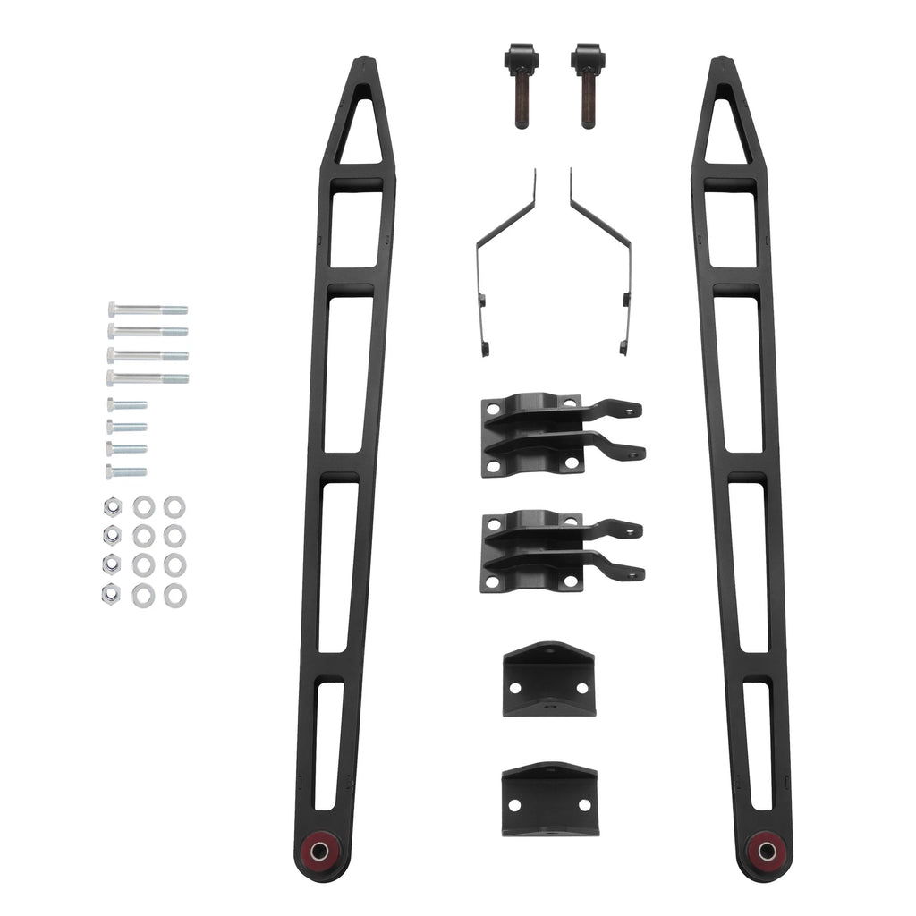 Set of 2 Rear Traction Bars w/ Axle Frame Brackets for Ford F-150 (2015–2020)