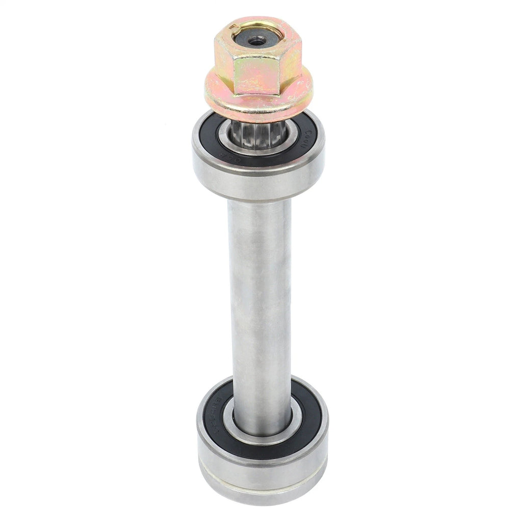 Mandrel Shaft with Bearings and Nut for Automotive Applications