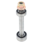 Mandrel Shaft with Bearings and Nut for Automotive Applications