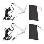 Folding Anchor Set for Small Boats Canoe Paddle Boards (1.5-7.1 lb)