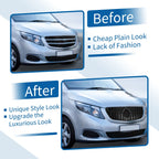 Front Upper Bumper Grille for Mercedes-Benz VITO-Class W477 (2014–2023) Glossy Black