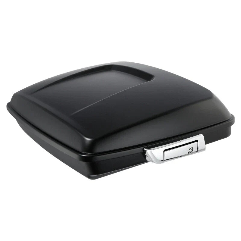 Matte Black Razor Trunk Solo Mounting Rack for Harley Street Glide (2014-2025)