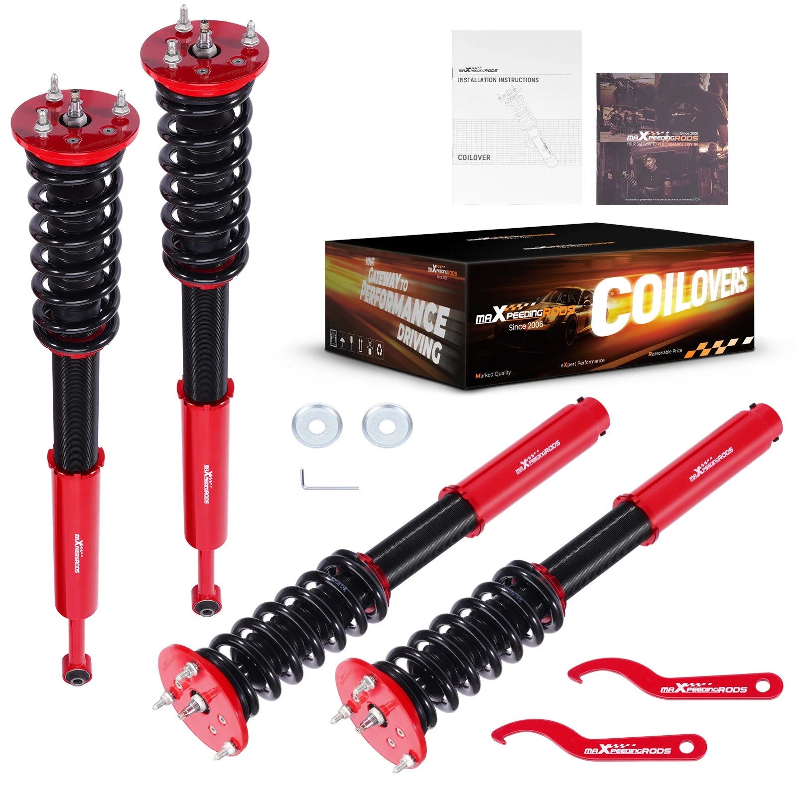 24 Way Adjustable Coilover Suspension Kit for Mercedes W220 (2000-2006)