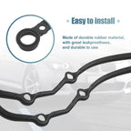 Valve Cover Gasket Seal Set for BMW 330i Base 3.0L L6 (2003-2005)