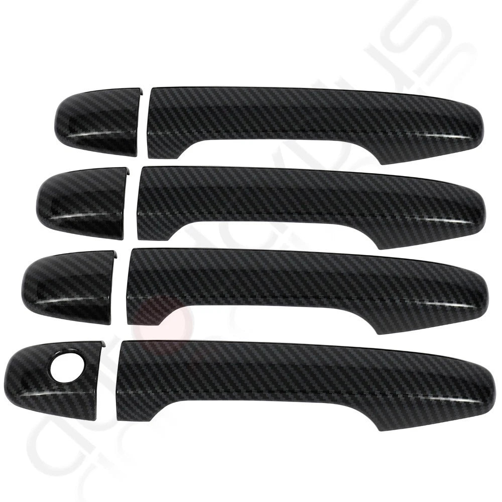 Set of 4 Carbon Fiber Door Handle Covers for Subaru WRX STi (2015–2021)