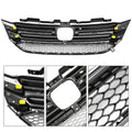 Front Bumper Upper Grille for Honda Pilot (2016–2018) W/Chrome Trim Molding