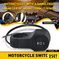 Set of 2 On-Off Kill Switches for Universal Motorcycle 7/8" 22mm Handlebar
