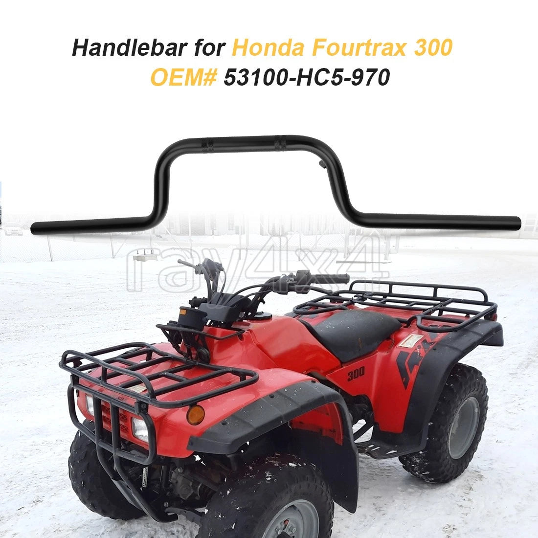 Handlebar for Honda Fourtrax 300 TRX300 TRX300FW 1988–2000 53100-HC5-970