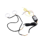 RGB Phone Control Angel Eye Halo Rings Headlight DRL for Car