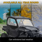 2X Door Kit Black Powder Coated for Polaris General (Universal)