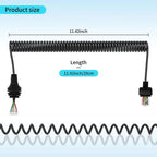 HM-152 Mic Cable for ICOM IC-208 IC-208H IC-E208 ID-800H ID-880H (Long Life)